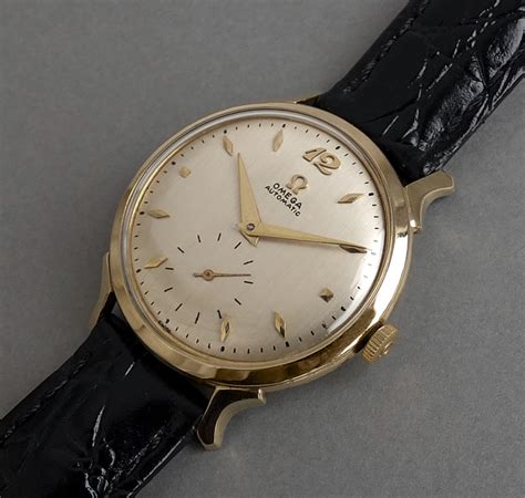 1951 omega solid gold watch|Vintage Luxury Watch .